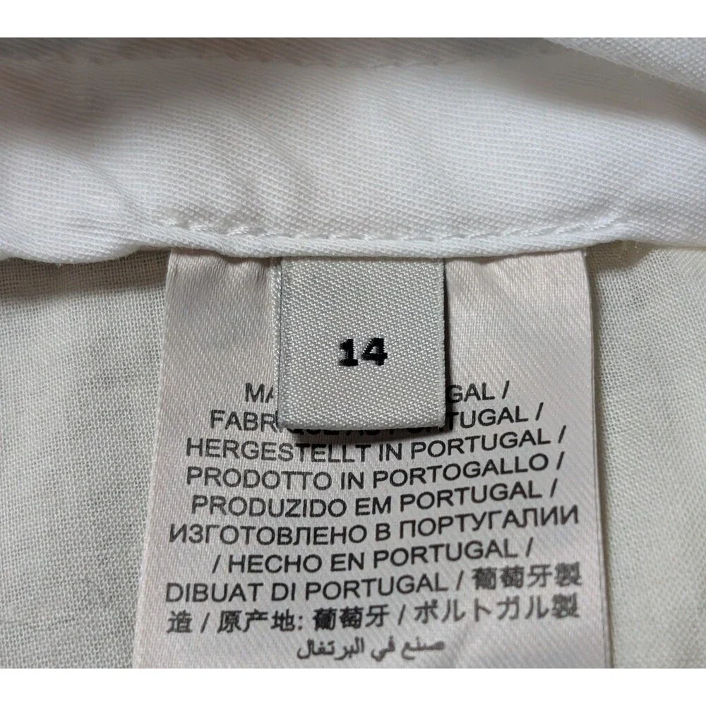 Tory Burch Size 14 Trouser Pants Wide Leg High Waist Taupe Suiting Melange